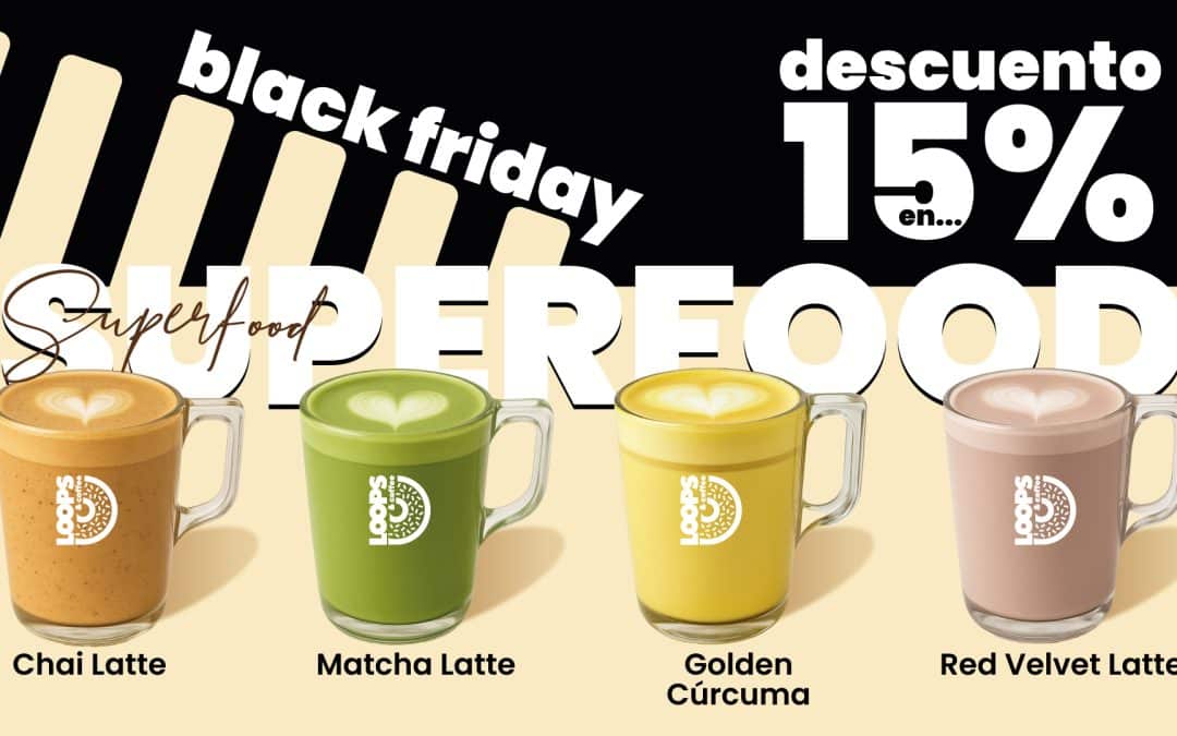 Black Friday en Loops and Coffee: 15% de descuento en todos nuestros Superfoods